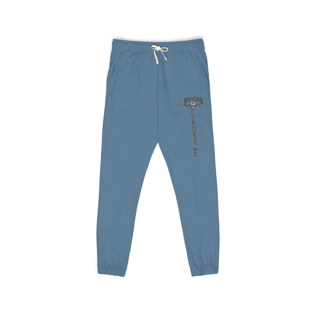 Charcoal 'Mushroom Club' Joggers — Casual Graphic Sweatpants