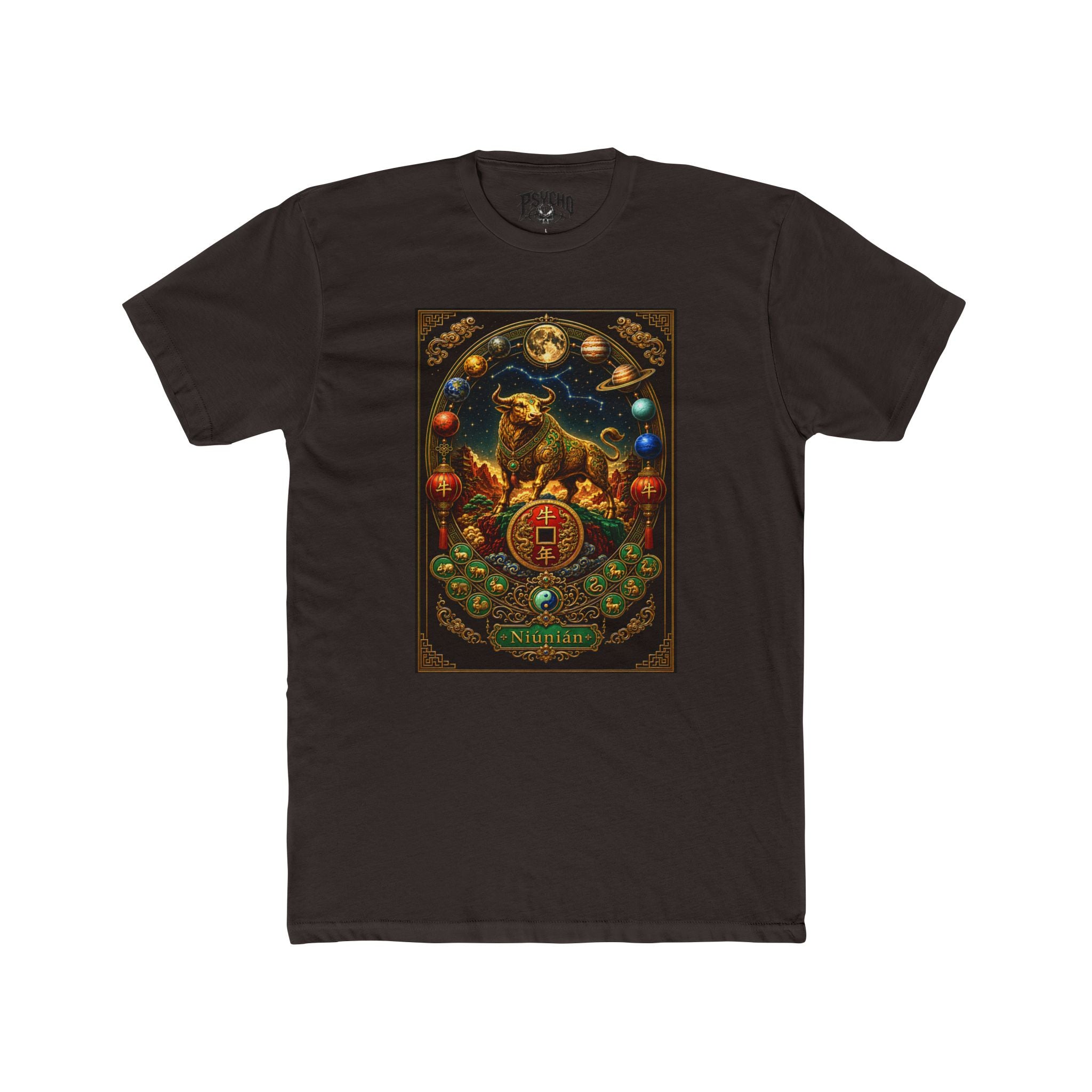 Astrological Ox Zodiac Tee — Chinese New Year Oxen Year Horoscope Graphic Shirt