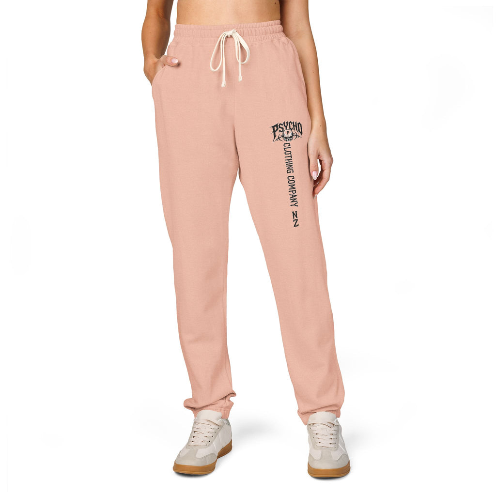 Charcoal 'Mushroom Club' Joggers — Casual Graphic Sweatpants
