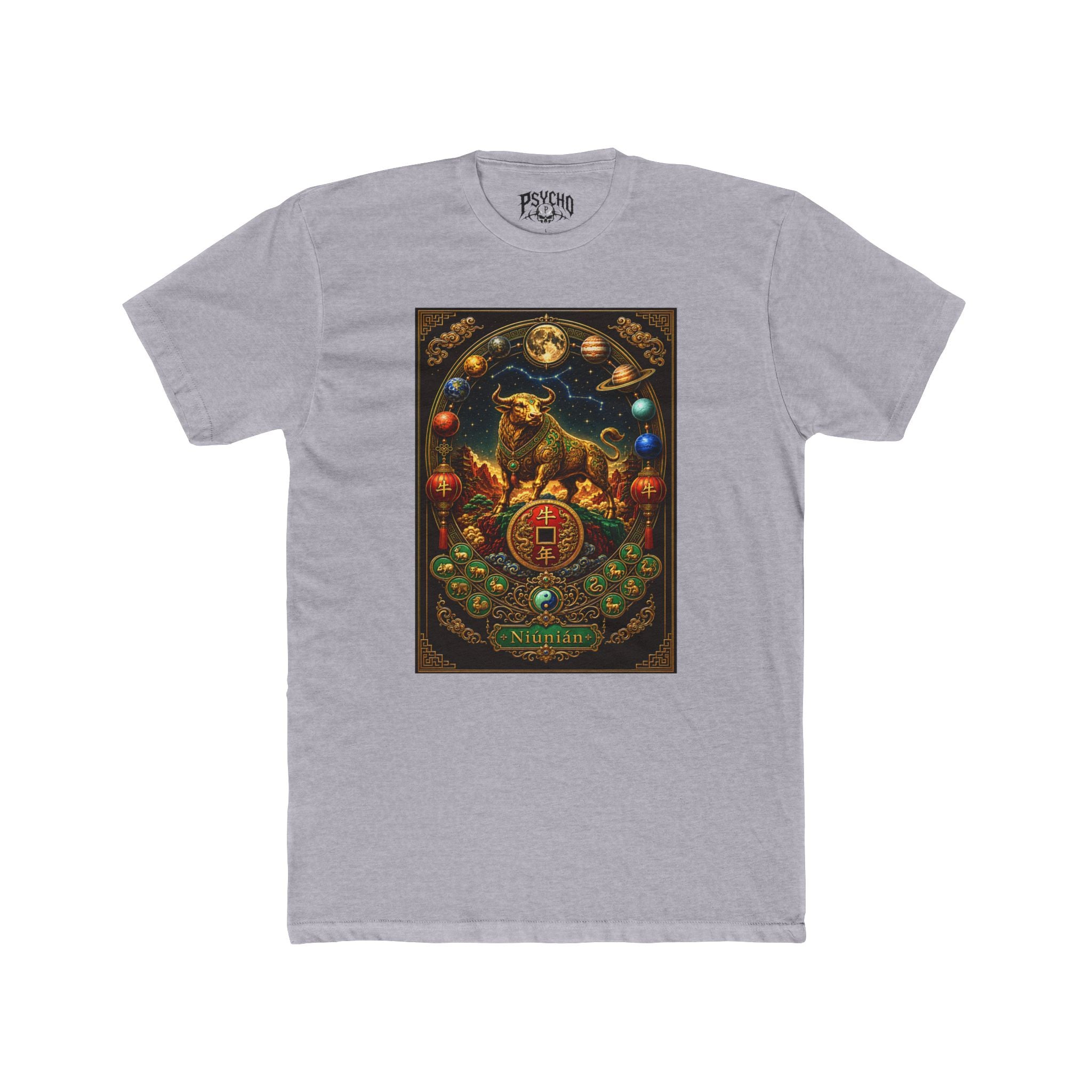 Astrological Ox Zodiac Tee — Chinese New Year Oxen Year Horoscope Graphic Shirt