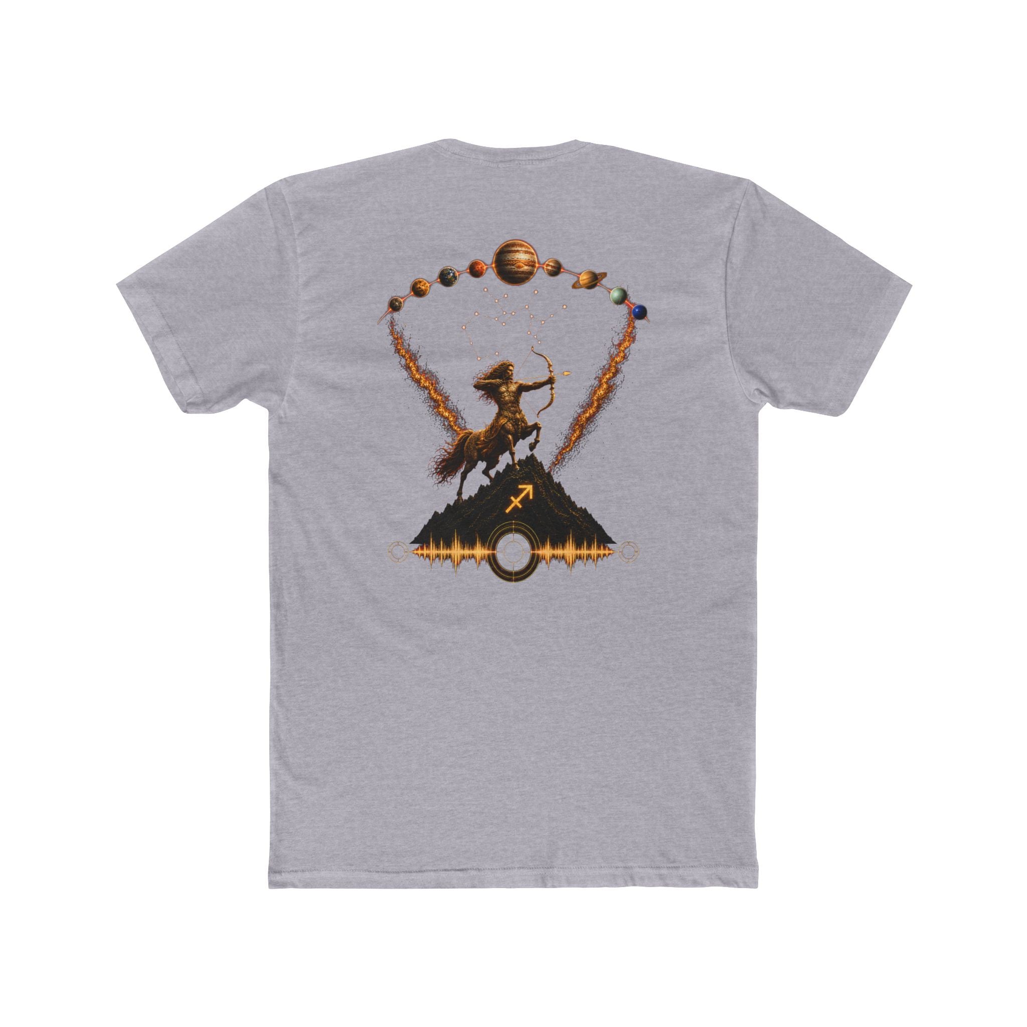 Sagittarius Zodiac T‑Shirt — Archer Constellation Solar Design