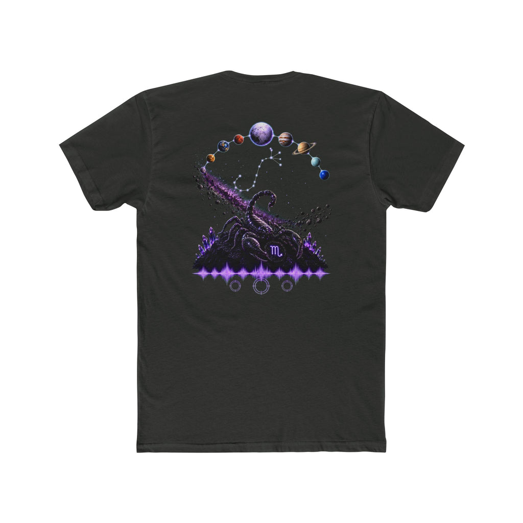 Scorpio Constellation Tee — Purple Zodiac Scorpion Graphic Shirt