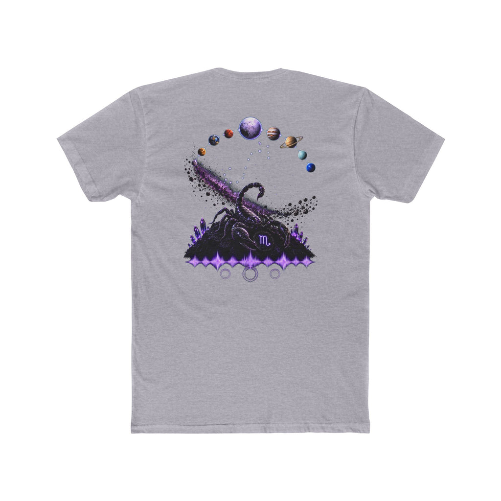 Scorpio Constellation Tee — Purple Zodiac Scorpion Graphic Shirt