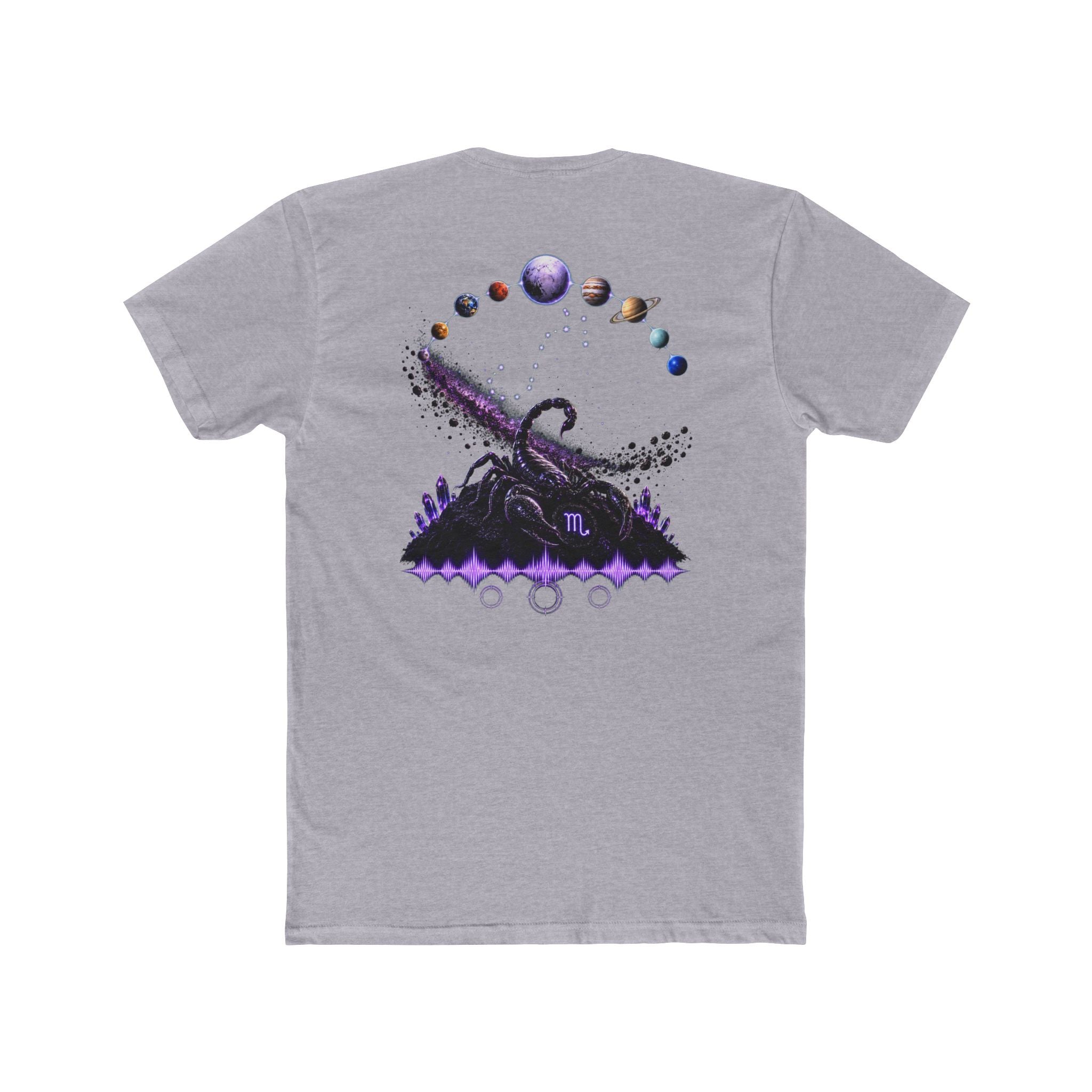 Scorpio Constellation Tee — Purple Zodiac Scorpion Graphic Shirt