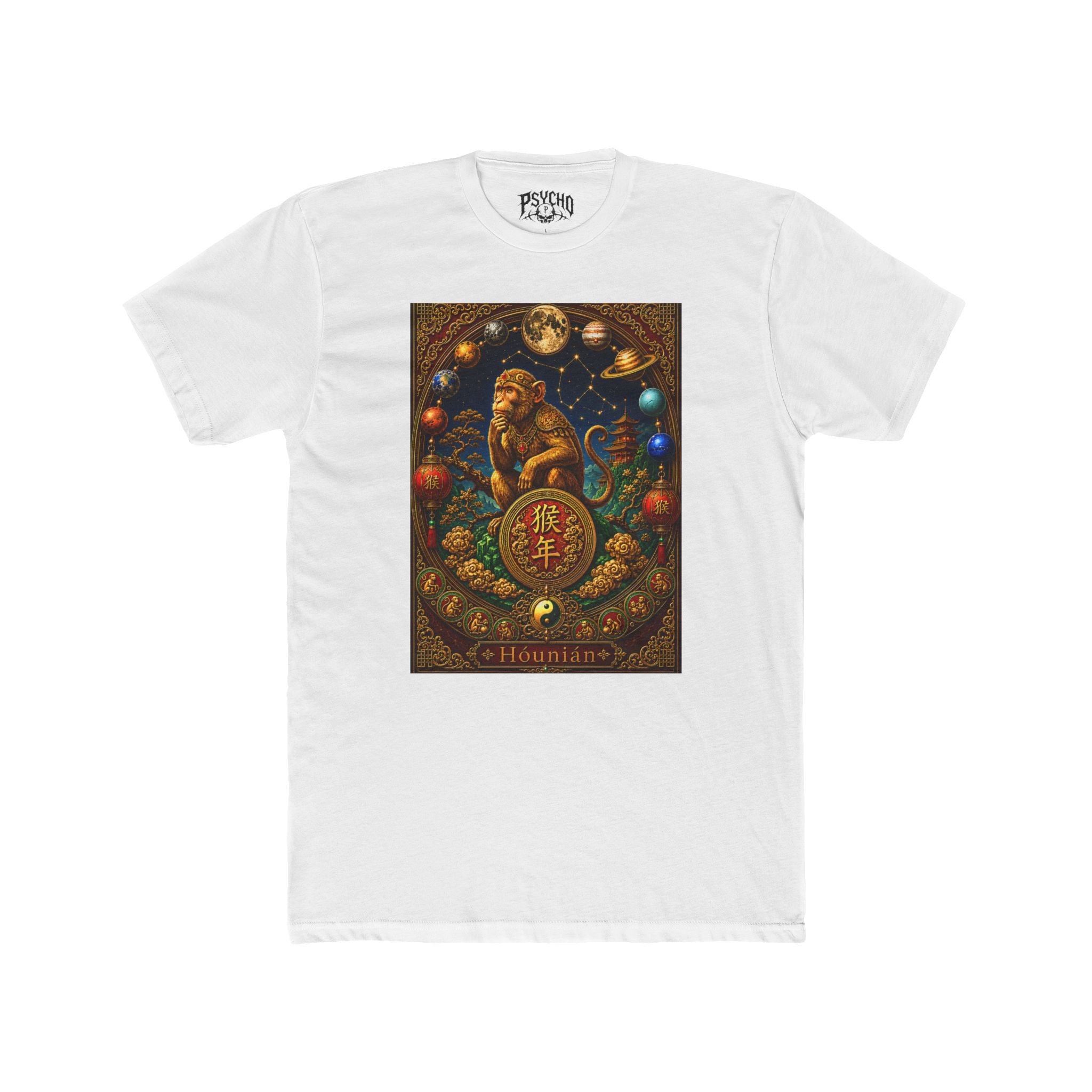 Chinese New Year Monkey Tee – Lunar Zodiac Year of the Monkey Graphic Shirt