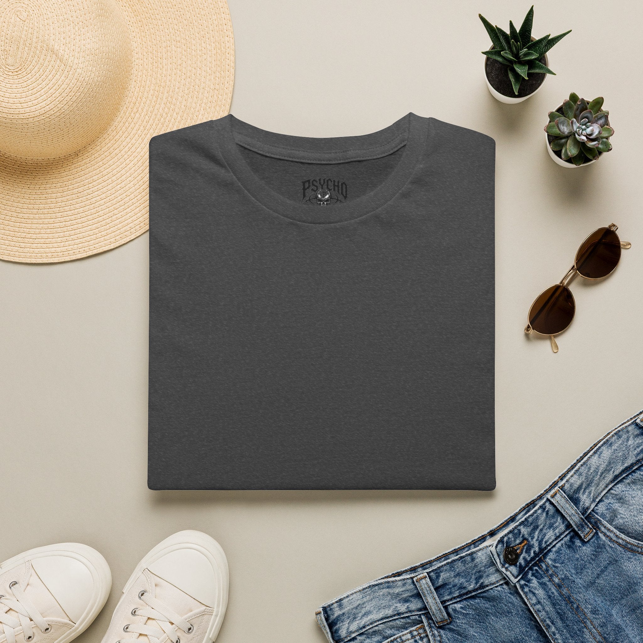 White Minimalist Tee — Casual Everyday Crewneck