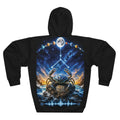 Cancer Zodiac Hoodie — Cosmic Crab Astrology Pullover with Moon & Planets Back Print