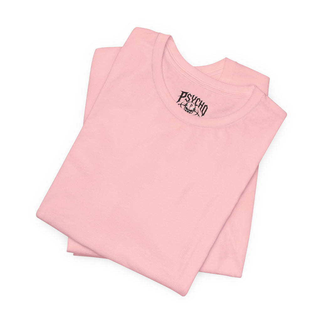 Psycho Clothing Co. Graphic Tee — Gothic Skull Logo T‑Shirt