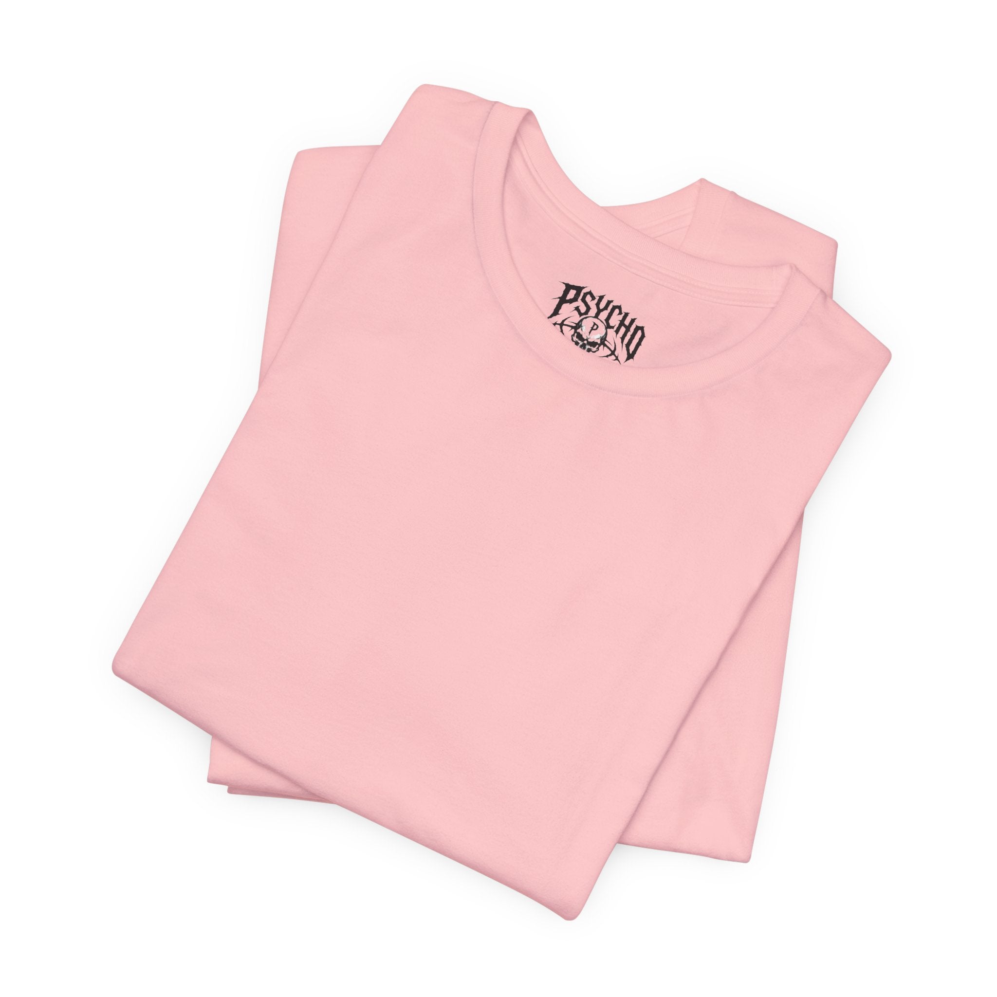 Psycho Clothing Co. Graphic Tee — Gothic Skull Logo T‑Shirt