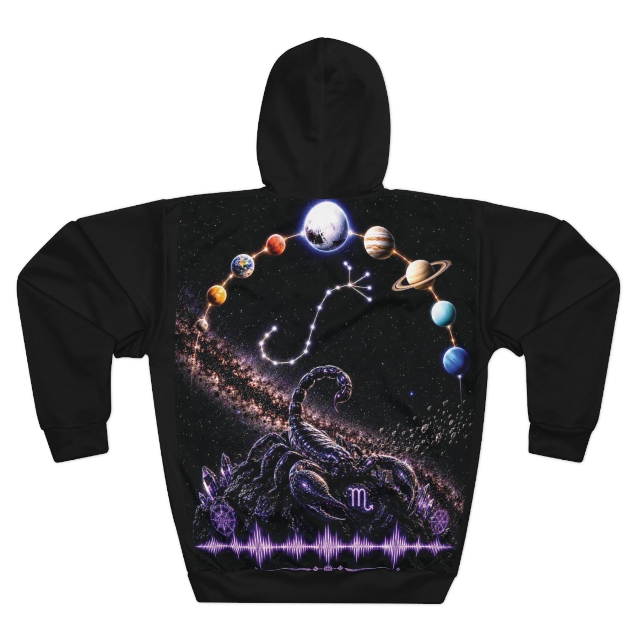 Scorpio Celestial Scorpion Hoodie — Psycho Zodiacs Graphic Hoodie