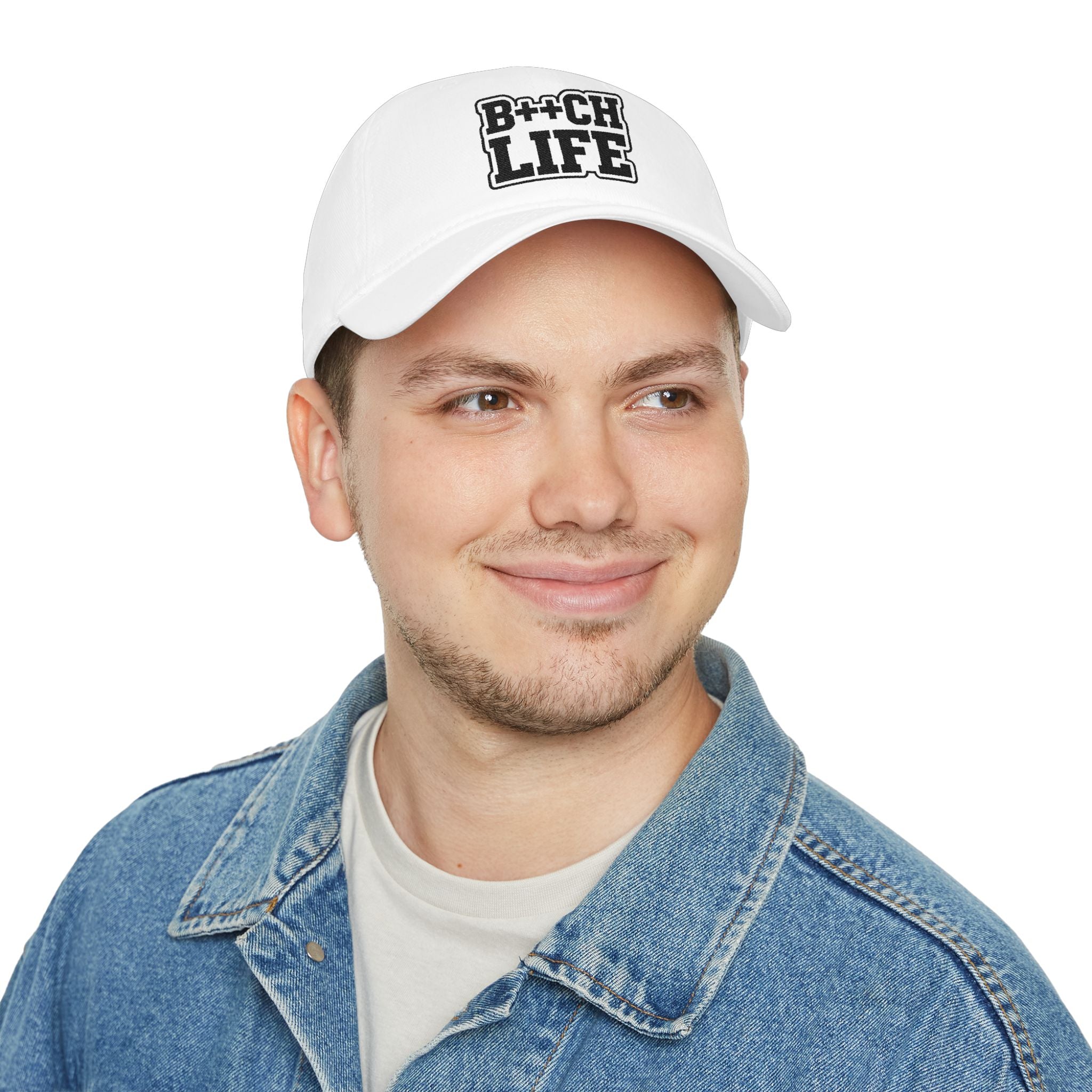 Bitch Life Embroidered Low-Profile Baseball Cap