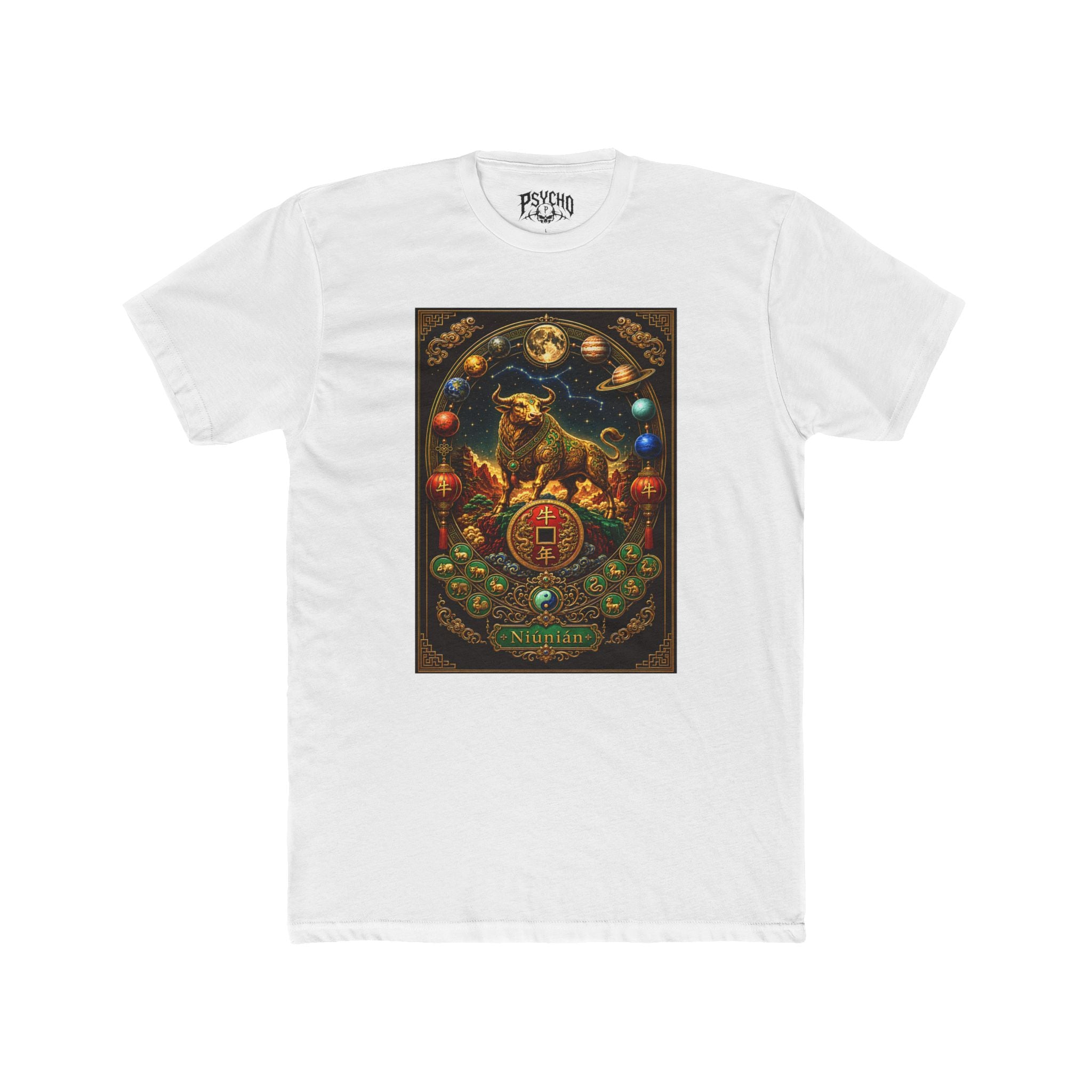 Astrological Ox Zodiac Tee — Chinese New Year Oxen Year Horoscope Graphic Shirt