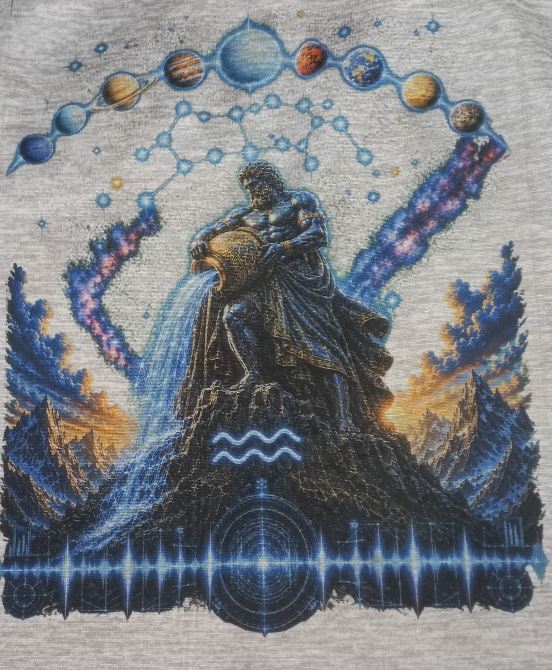 Zodiac Tee shirt Aquarius