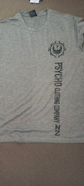 Psycho Clothing tee shirt Heather Gray