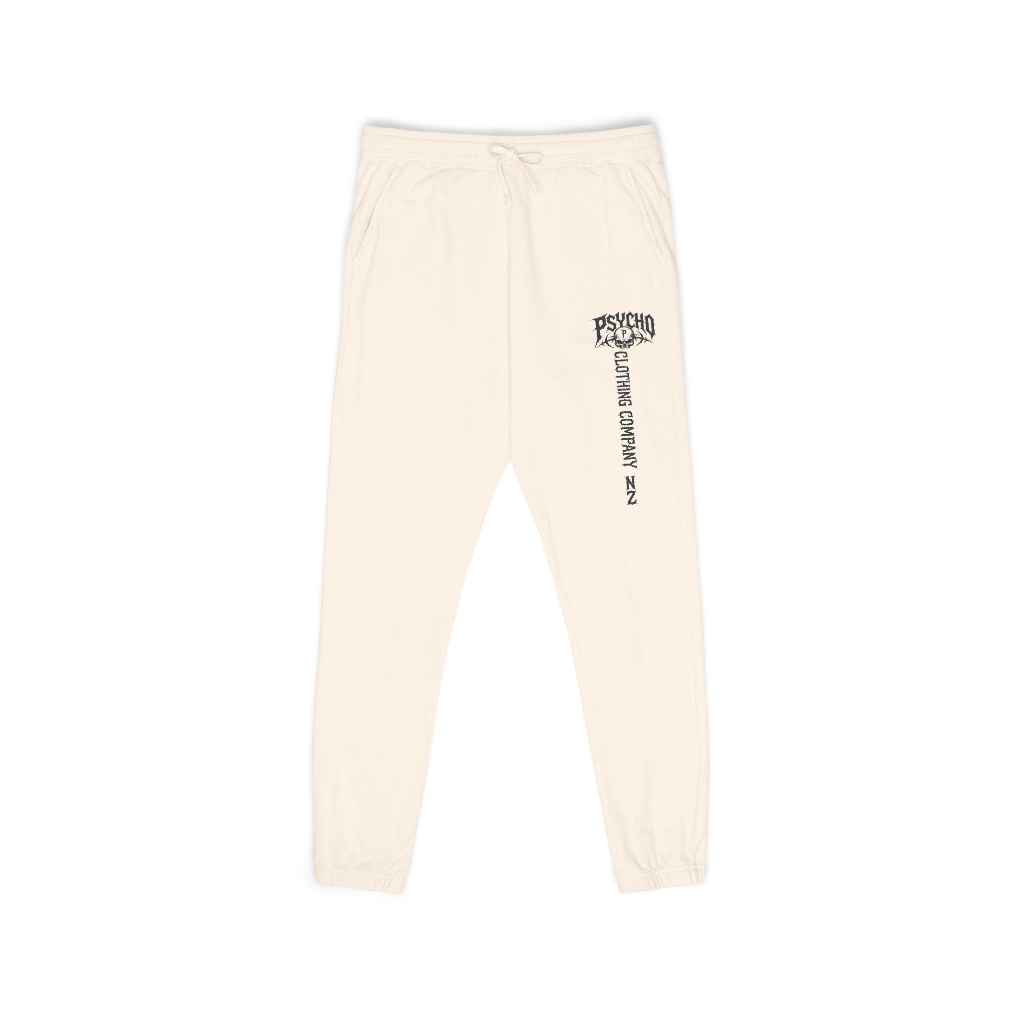 Charcoal 'Mushroom Club' Joggers — Casual Graphic Sweatpants