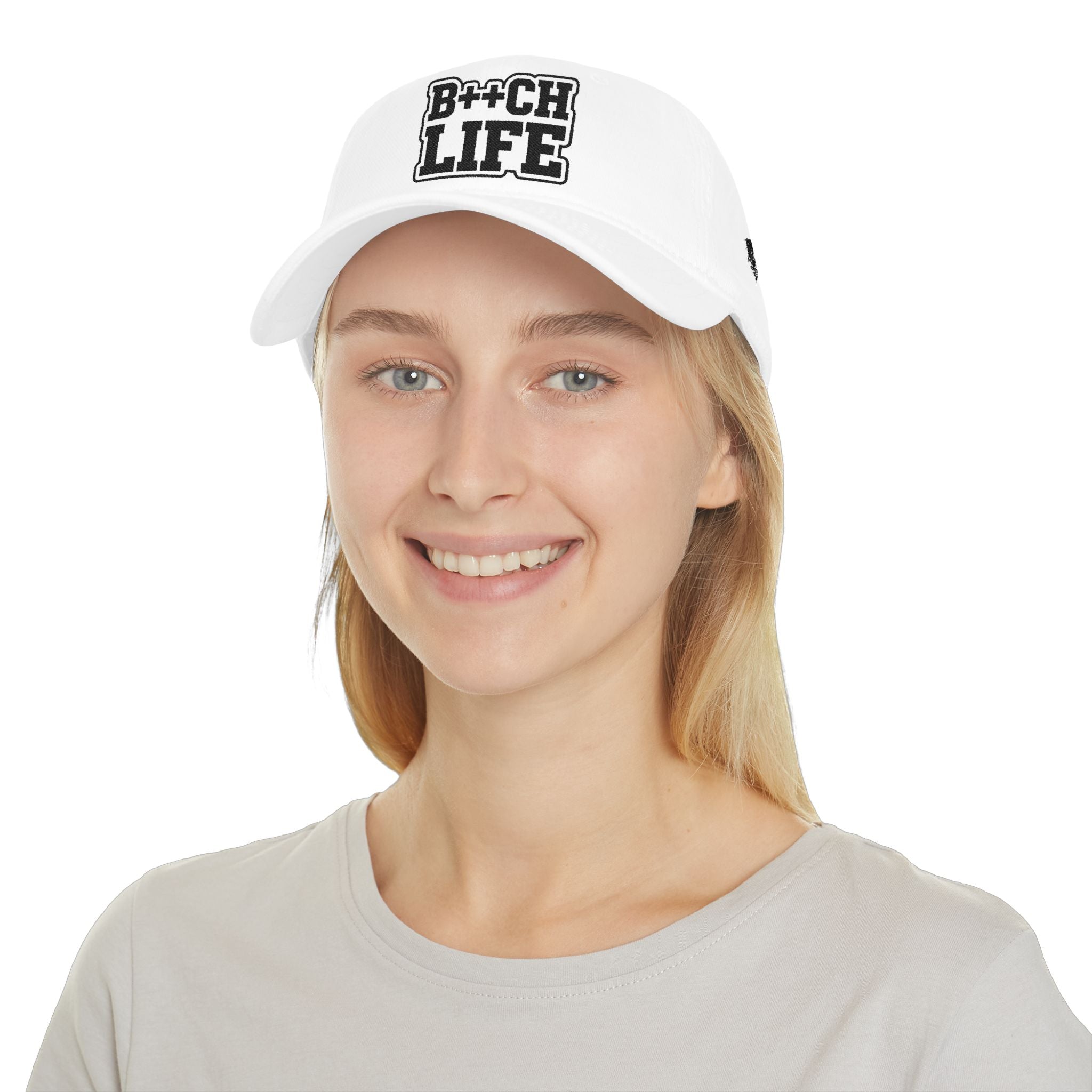 Bitch Life Embroidered Low-Profile Baseball Cap