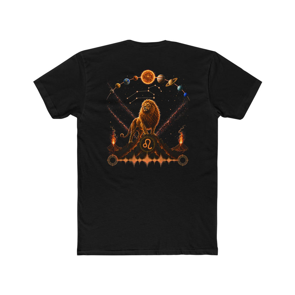 Leo Zodiac T‑Shirt — Lion Constellation Graphic Tee (Astrology, Birthday Gift)