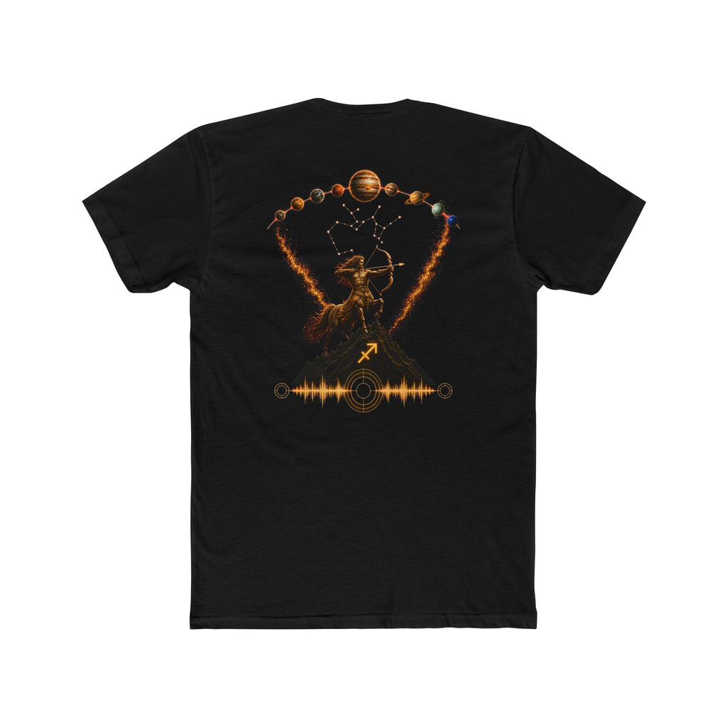 Sagittarius Zodiac T‑Shirt — Archer Constellation Solar Design