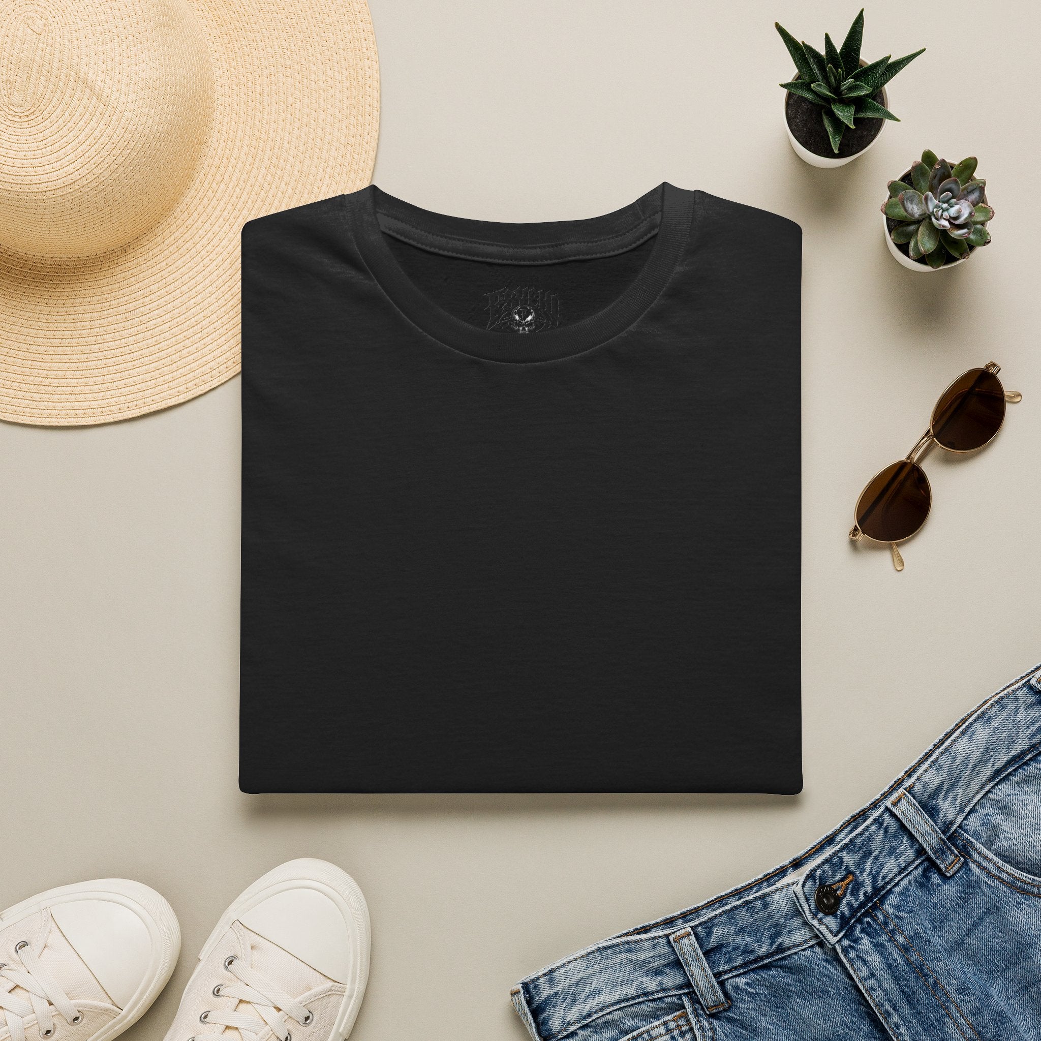 White Minimalist Tee — Casual Everyday Crewneck