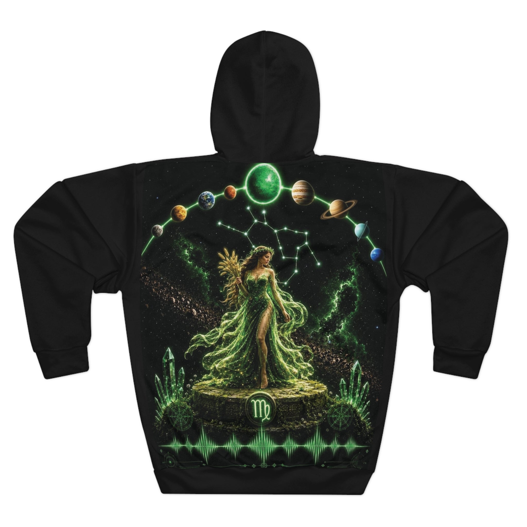 Virgo Celestial Maiden Hoodie — Psycho Zodiacs Graphic Hoodie