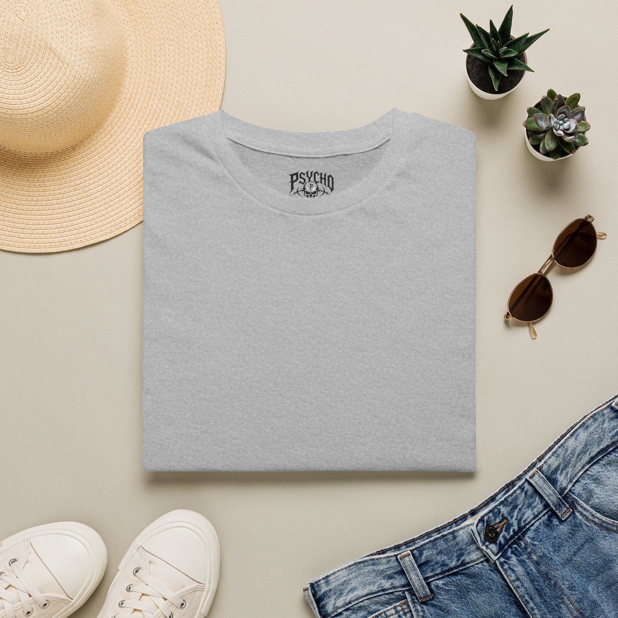 White Minimalist Tee — Casual Everyday Crewneck