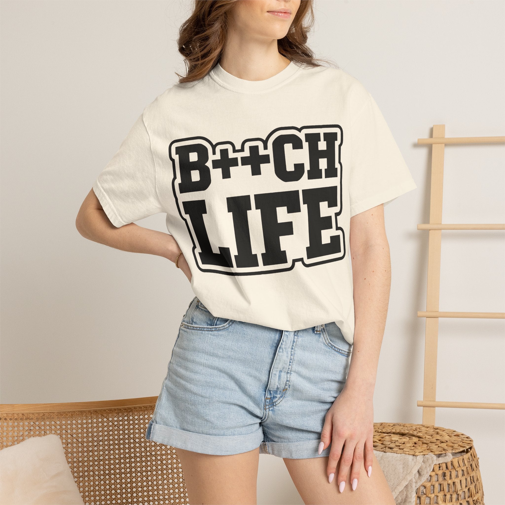 B++CH LIFE-Shirt — Bold Streetwear Graphic Tee