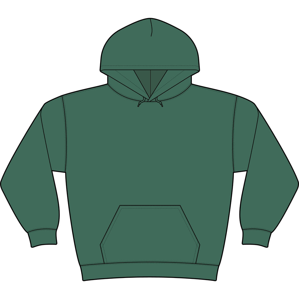 Psycho Clothing Co. Graphic Hoodie — Vintage Skull Logo Streetwear