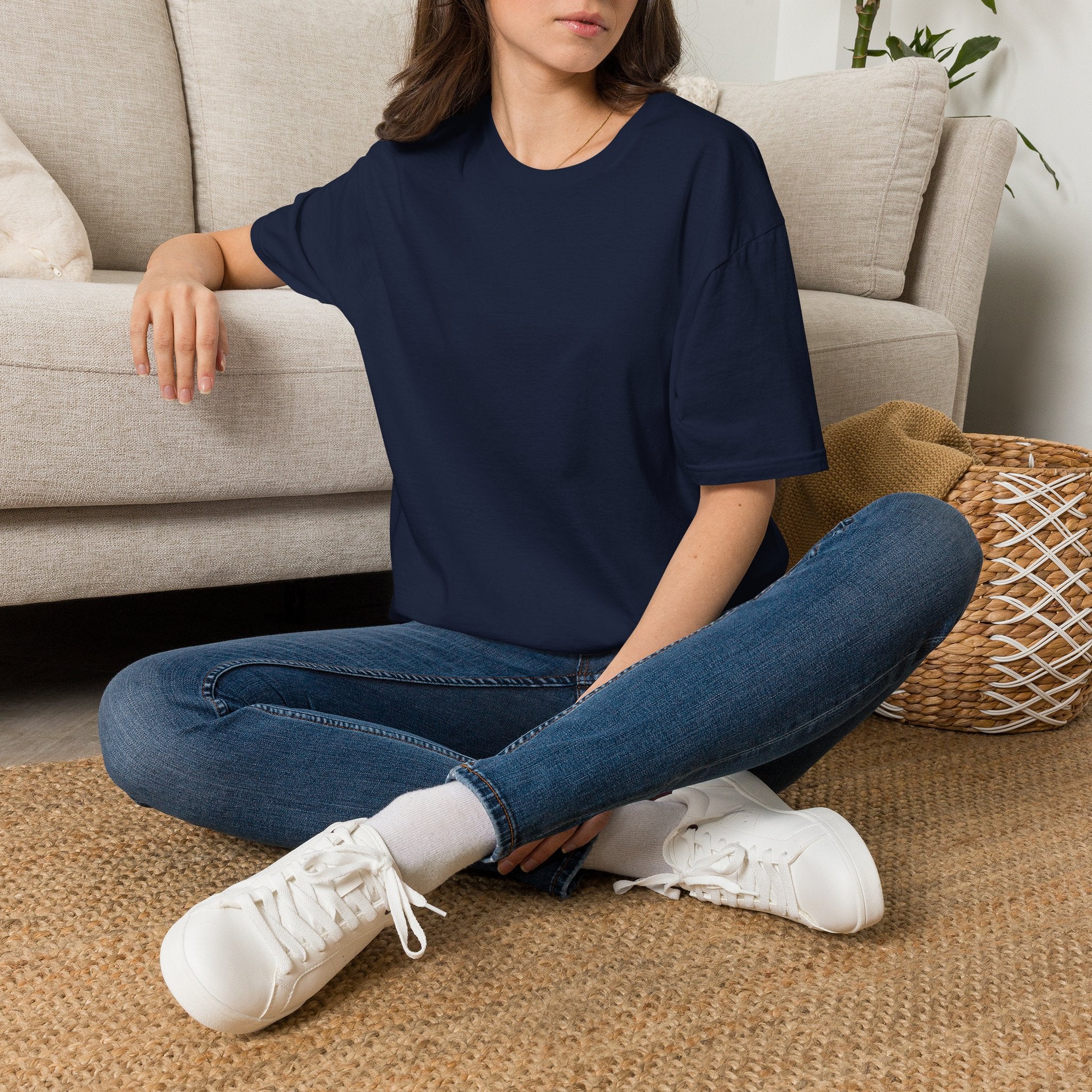 White Minimalist Tee — Casual Everyday Crewneck