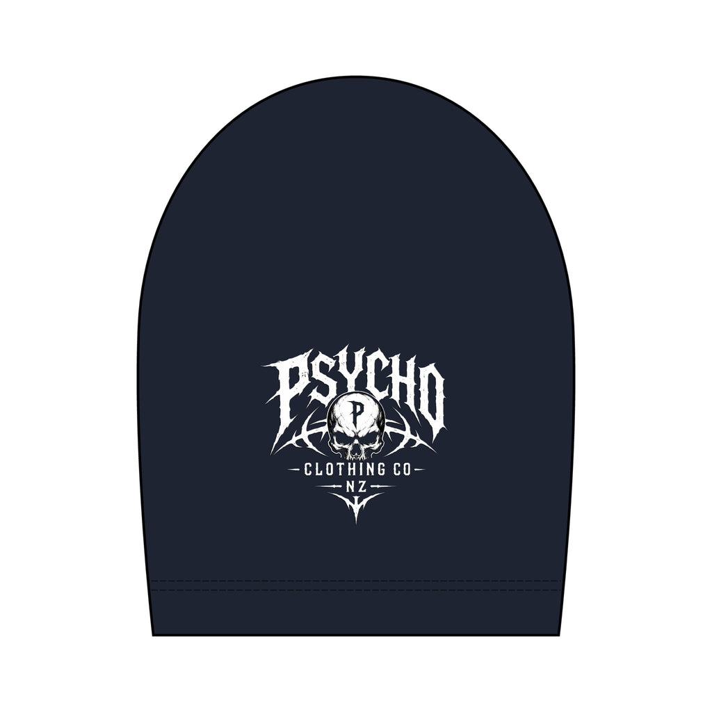 Psycho Clothing Co. Skull Tee — Graphic Heavyweight Garment-Dyed T-Shirt