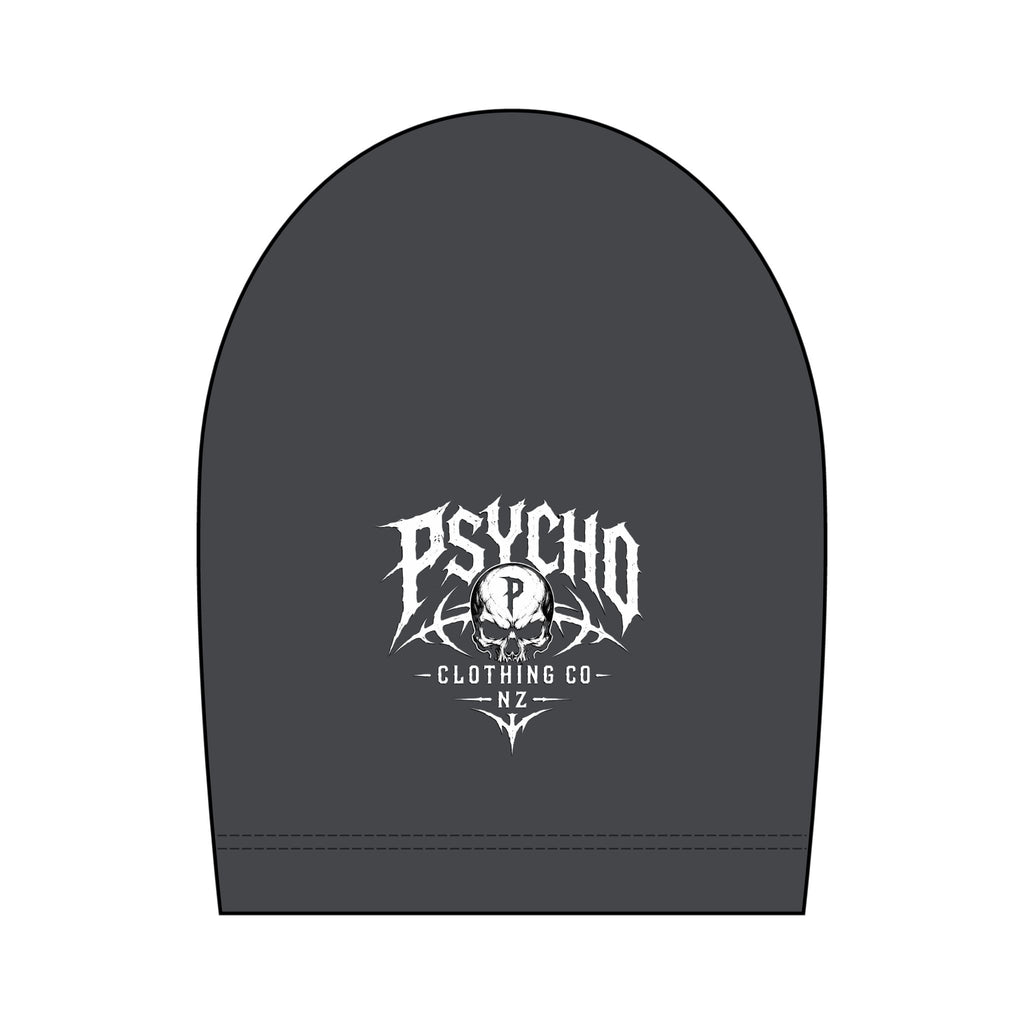 Psycho Clothing Co. Skull Tee — Graphic Heavyweight Garment-Dyed T-Shirt