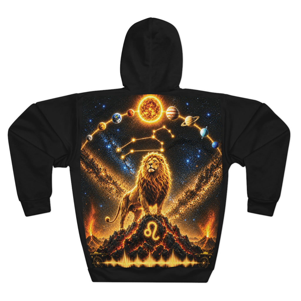 Leo Celestial Lion Hoodie — Psycho Zodiacs Graphic Hoodie