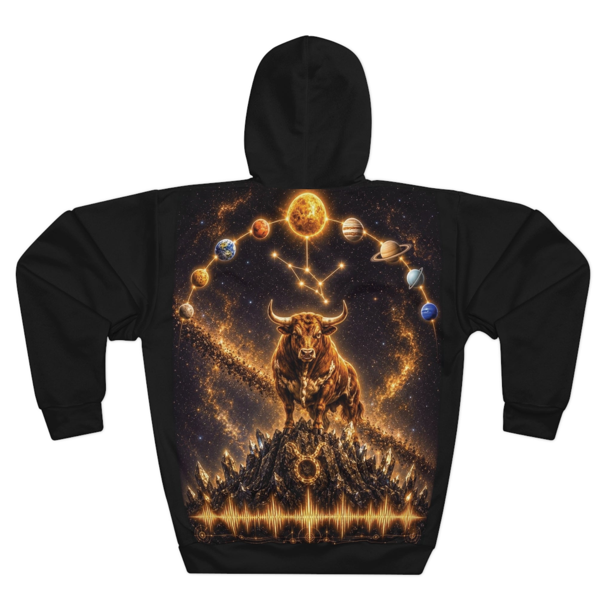 Taurus Celestial Bull Hoodie — Psycho Zodiacs Graphic Hoodie