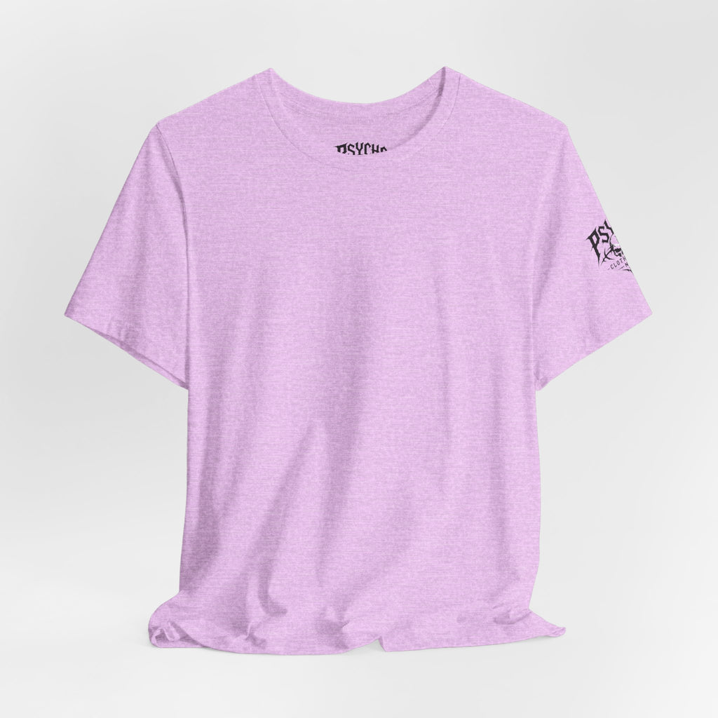 Psycho Clothing Co. Graphic Tee — Gothic Skull Logo T‑Shirt