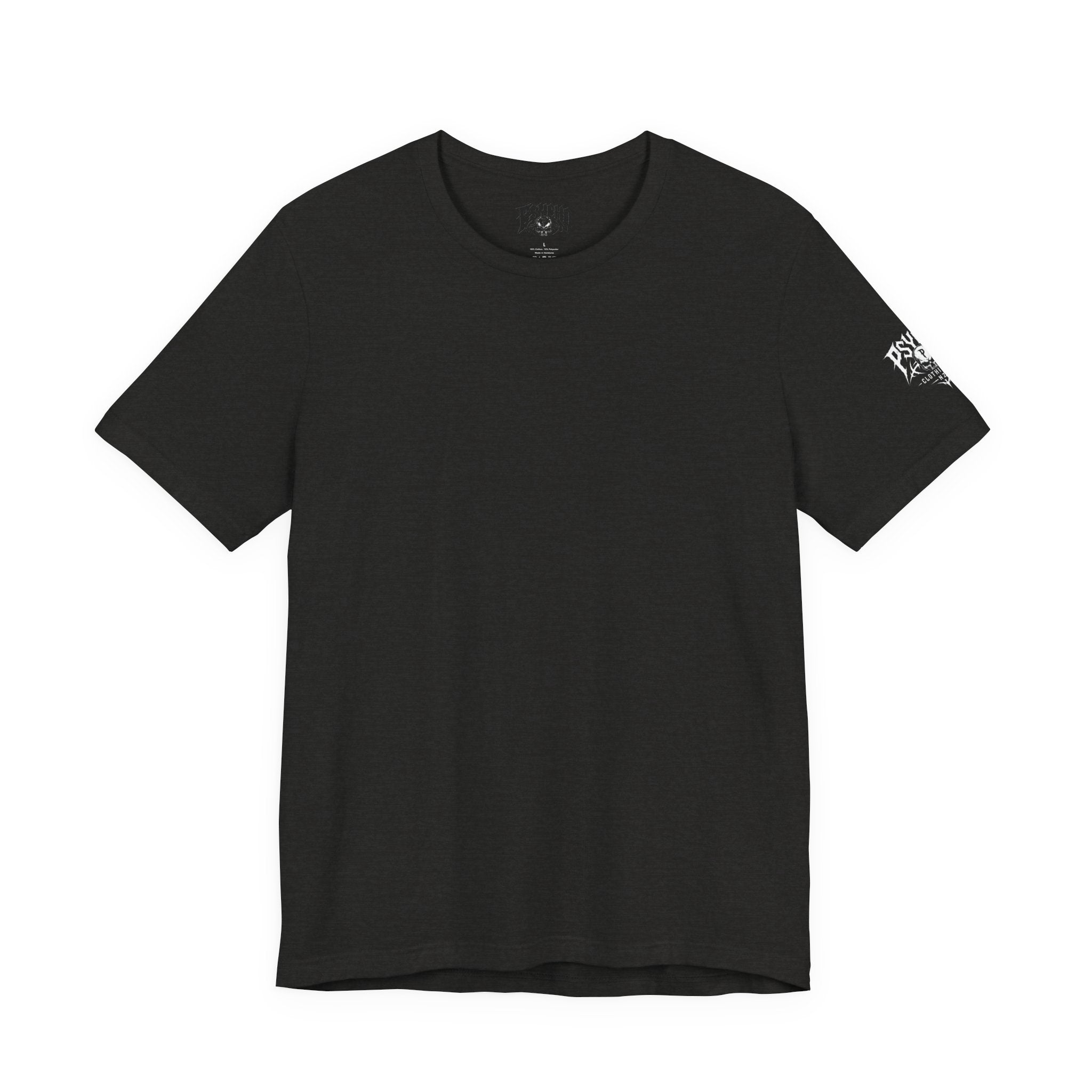 Psycho Clothing Co. Graphic Tee — Gothic Skull Logo T‑Shirt