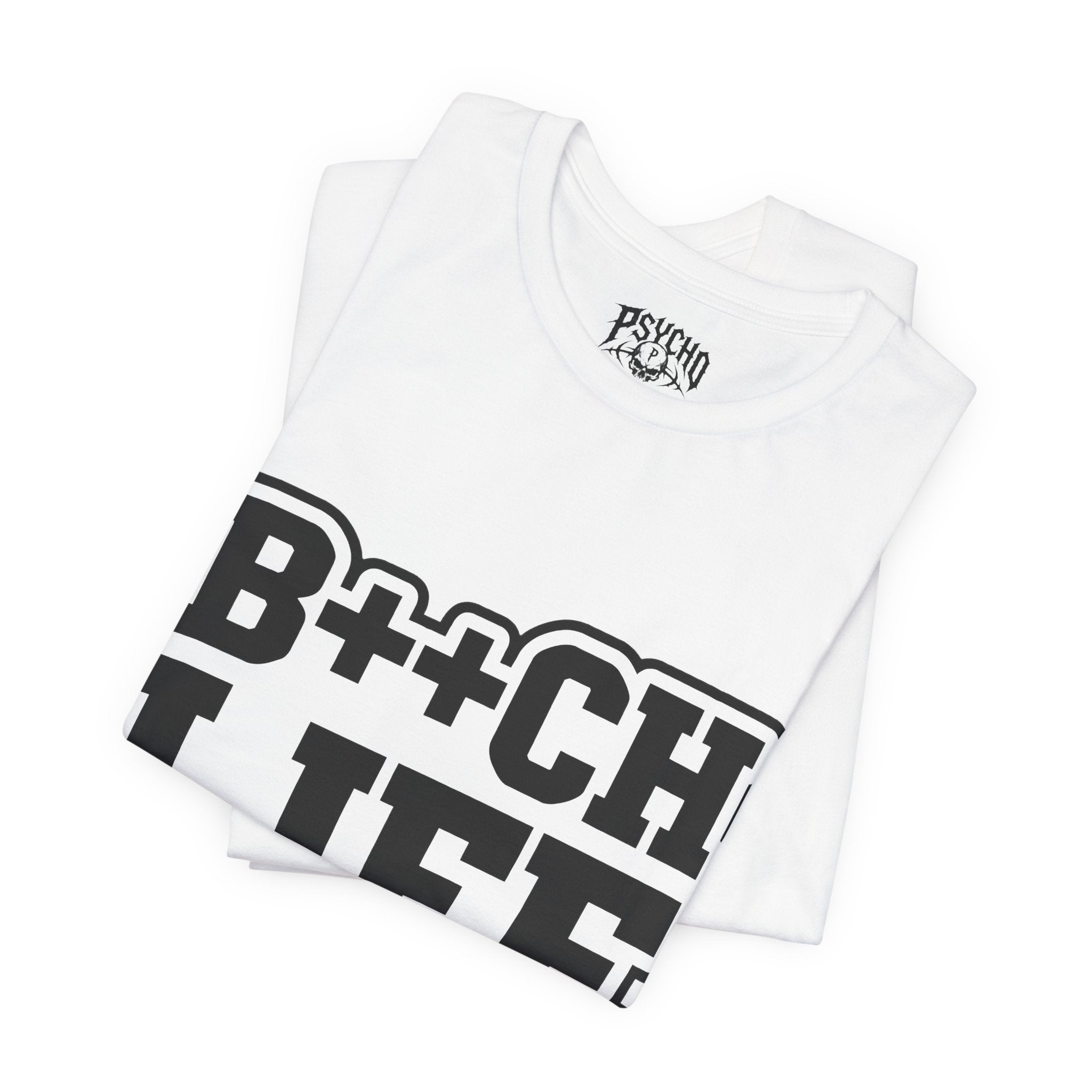B++CH LIFE Graphic Tee — Bold Text Statement T-Shirt