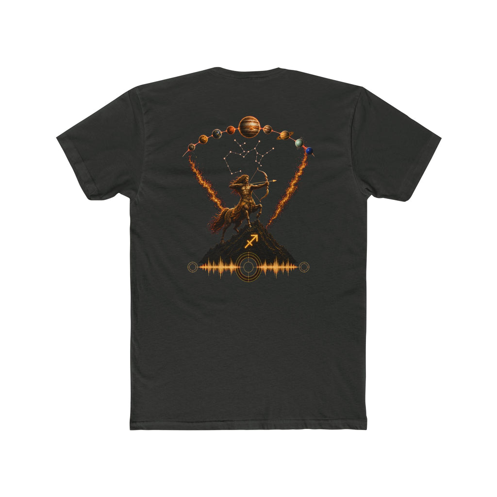 Sagittarius Zodiac T‑Shirt — Archer Constellation Solar Design