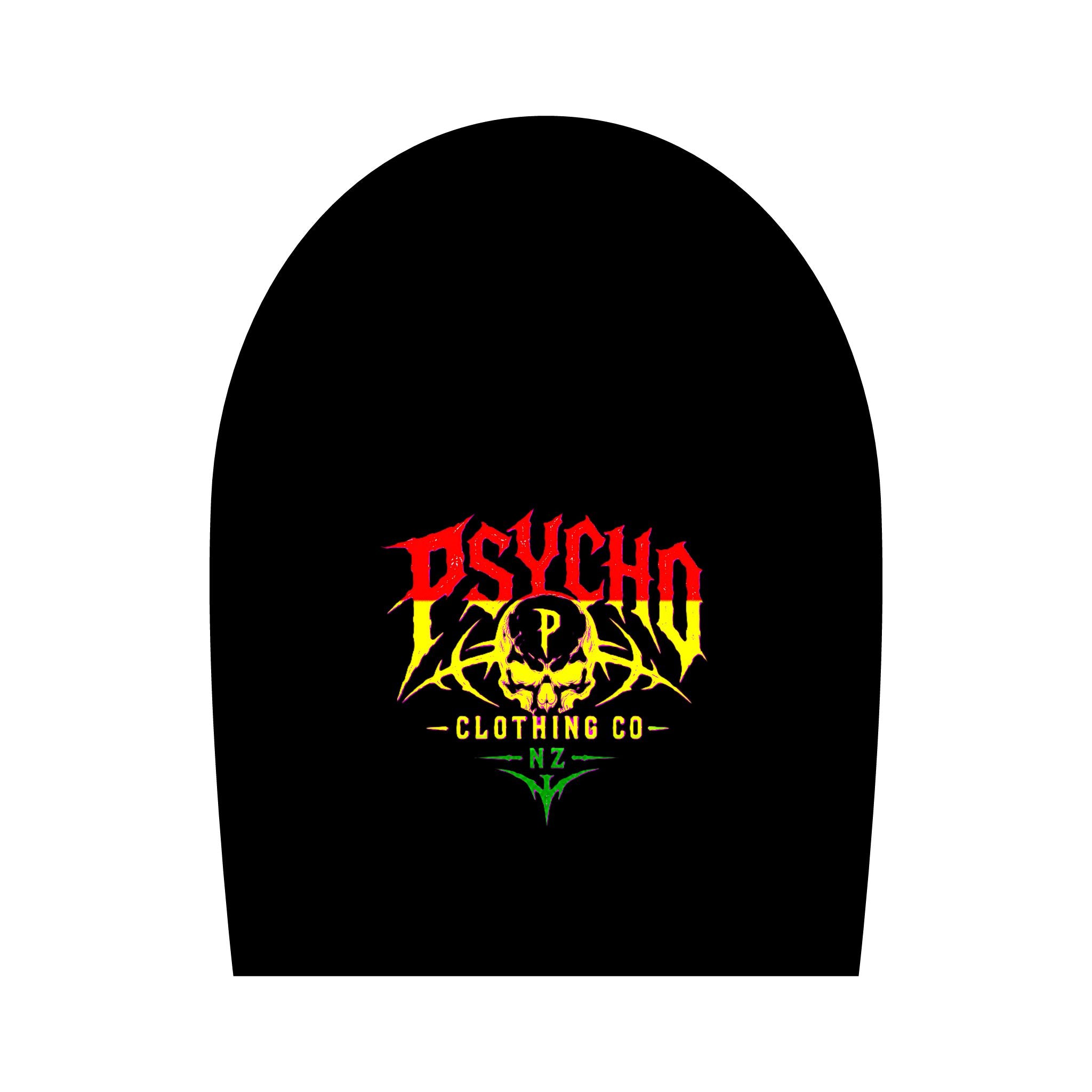 Psycho Skull Graphic T-Shirt — Heavyweight Garment-Dyed Streetwear