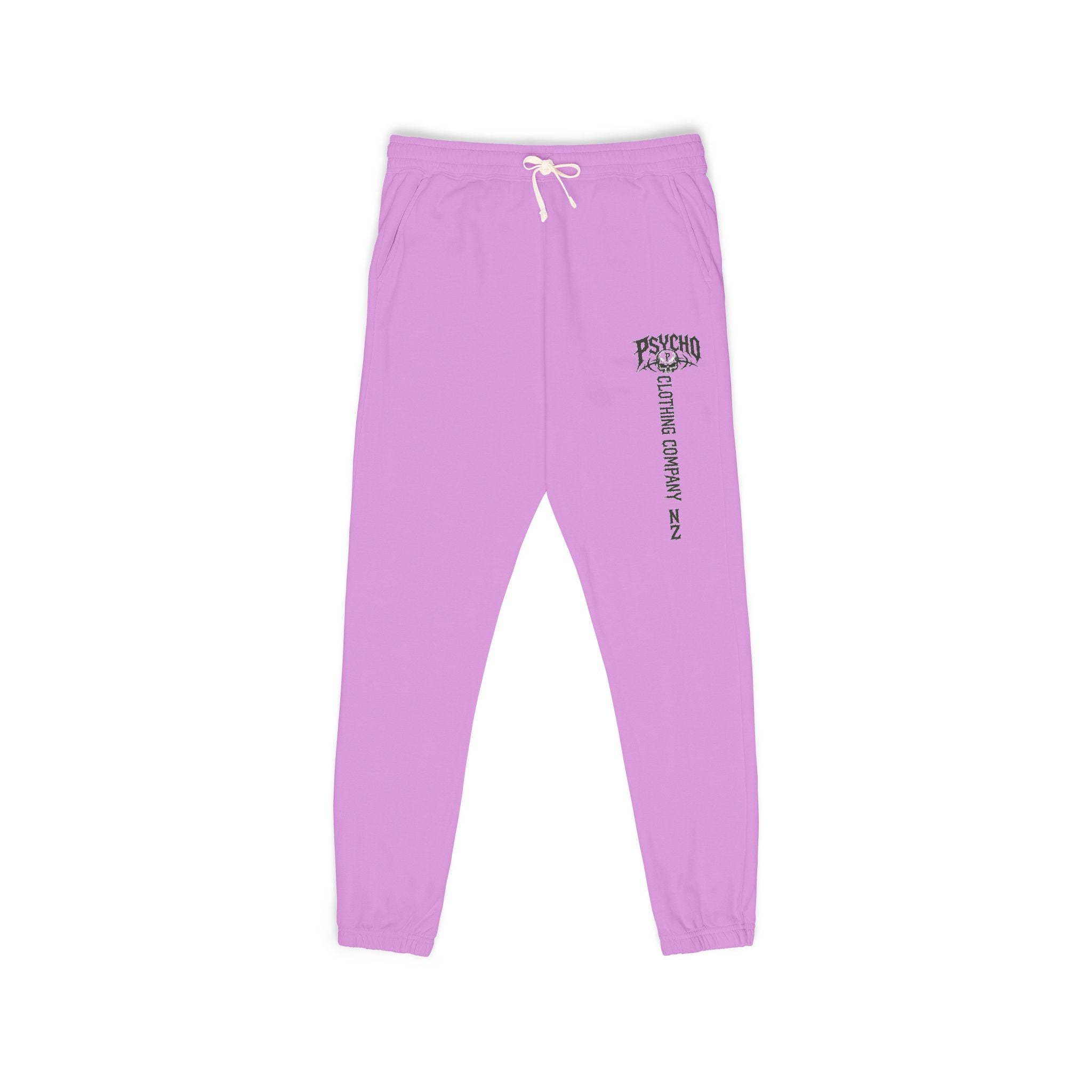 Charcoal 'Mushroom Club' Joggers — Casual Graphic Sweatpants