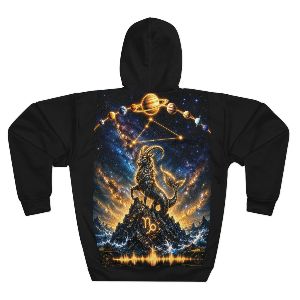 Capricorn Celestial Sea-Goat Hoodie — Psycho Zodiacs Graphic Hoodie