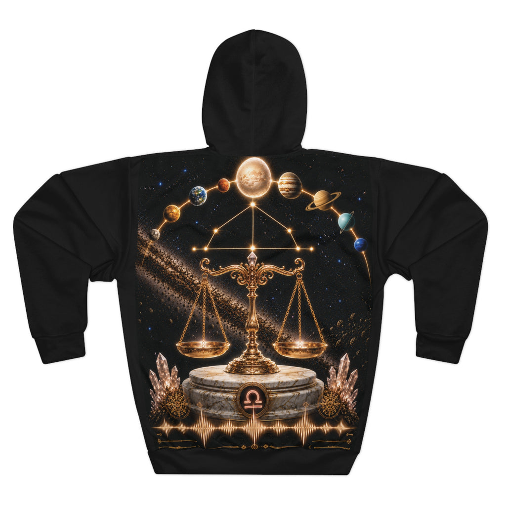 Libra Celestial Scales Hoodie — Psycho Zodiacs Graphic Hoodie