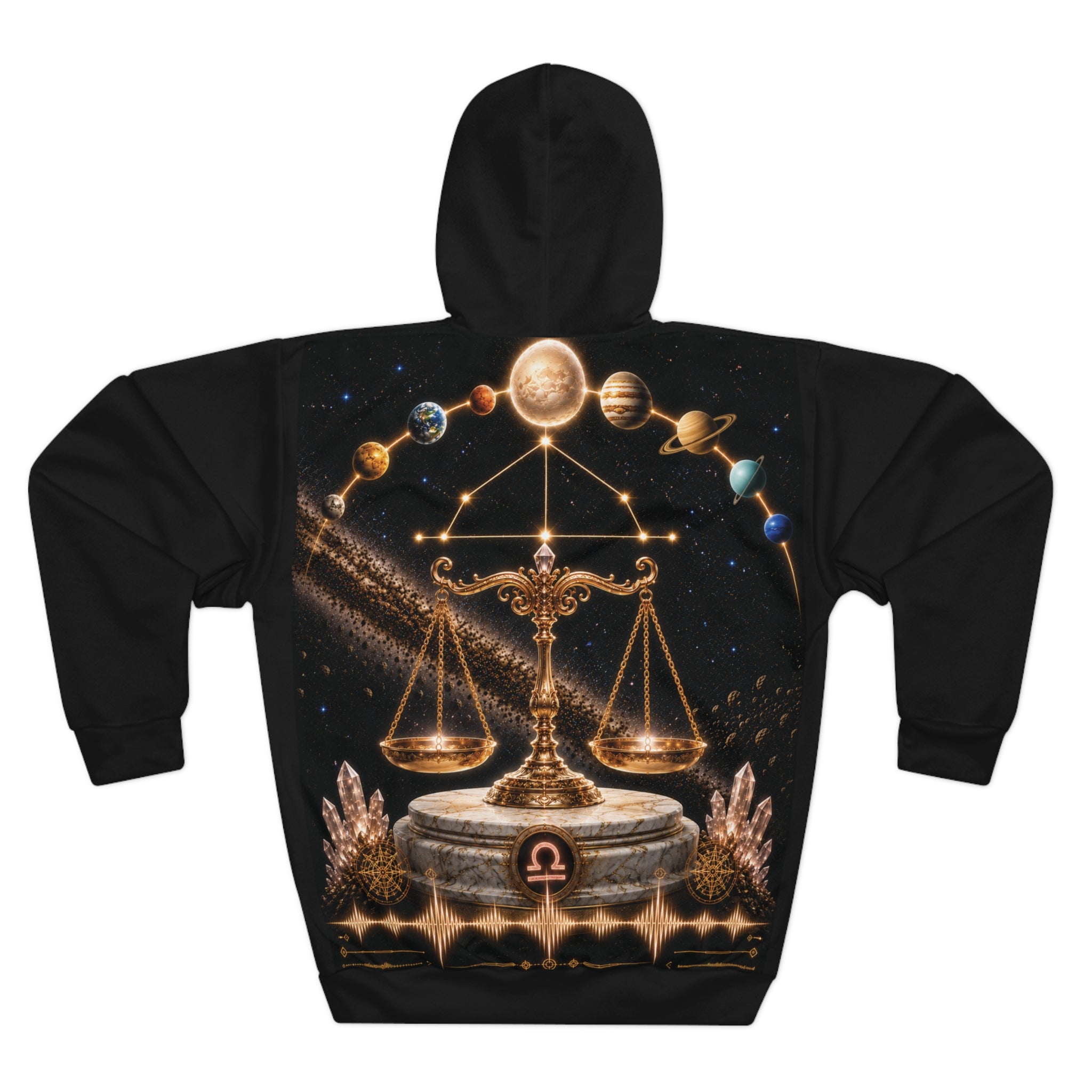 Libra Celestial Scales Hoodie — Psycho Zodiacs Graphic Hoodie