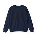 B++CH LIFE Crewneck Sweatshirt — Bold Graphic Streetwear for Confident Women