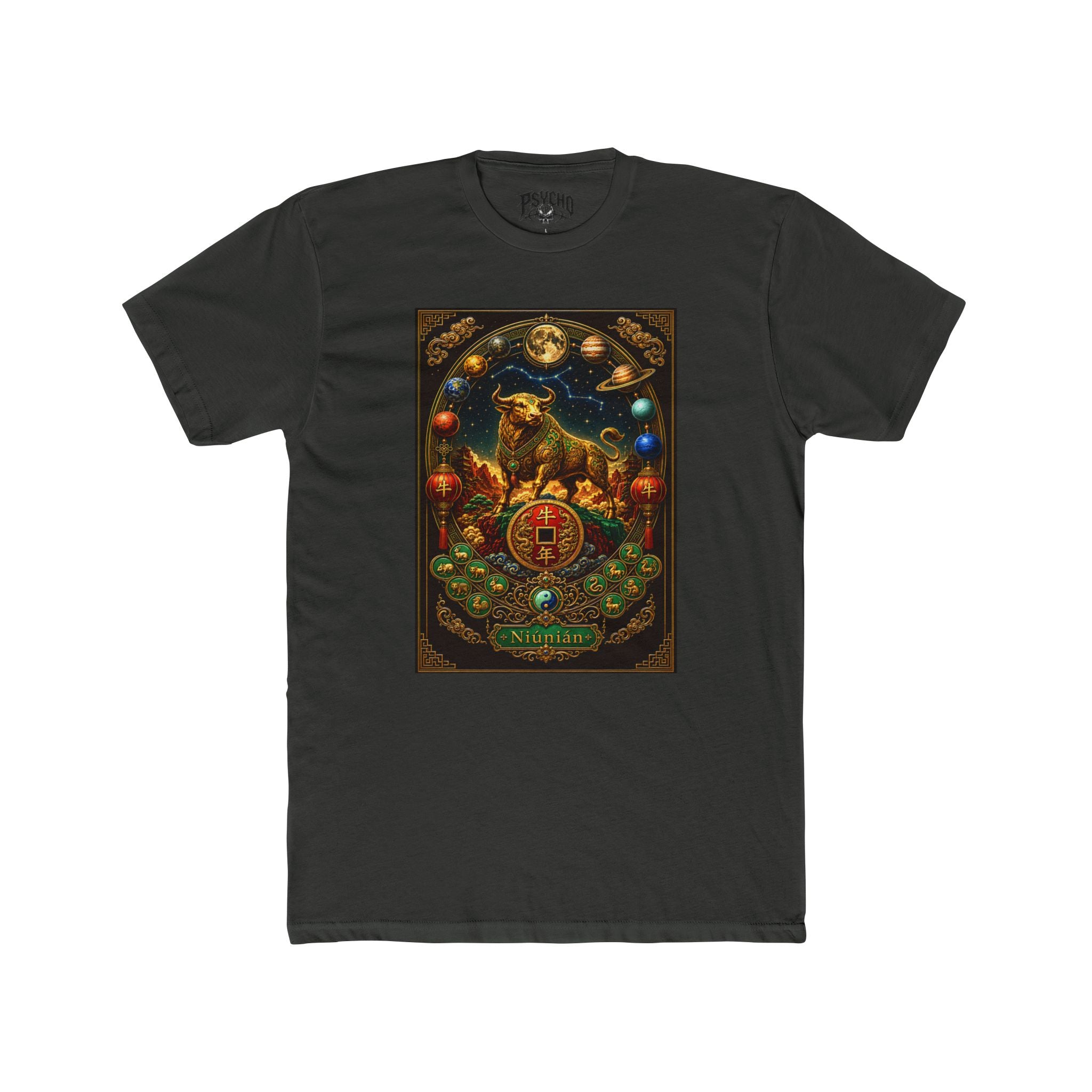 Astrological Ox Zodiac Tee — Chinese New Year Oxen Year Horoscope Graphic Shirt
