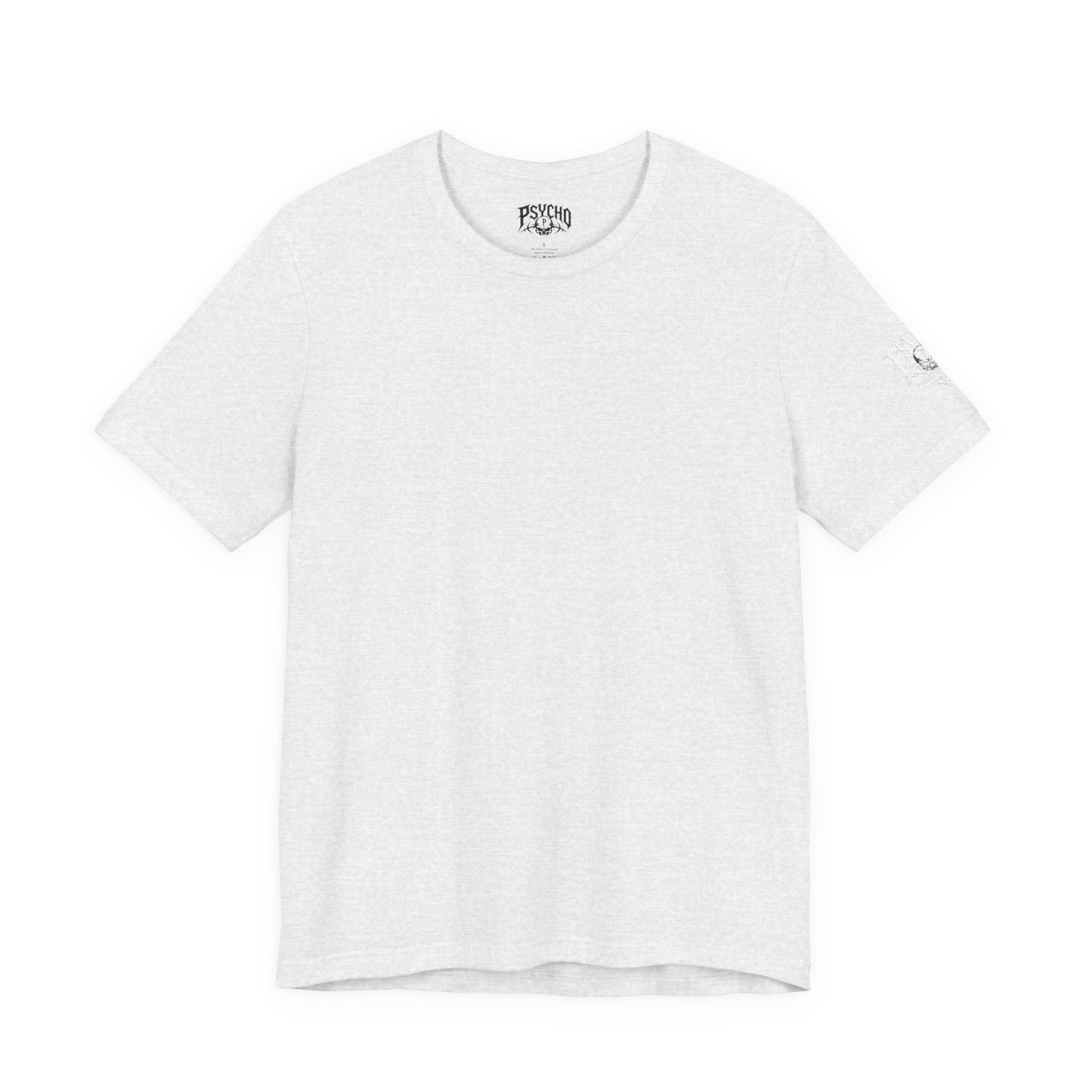 Psycho Clothing Co. Graphic Tee — Gothic Skull Logo T‑Shirt