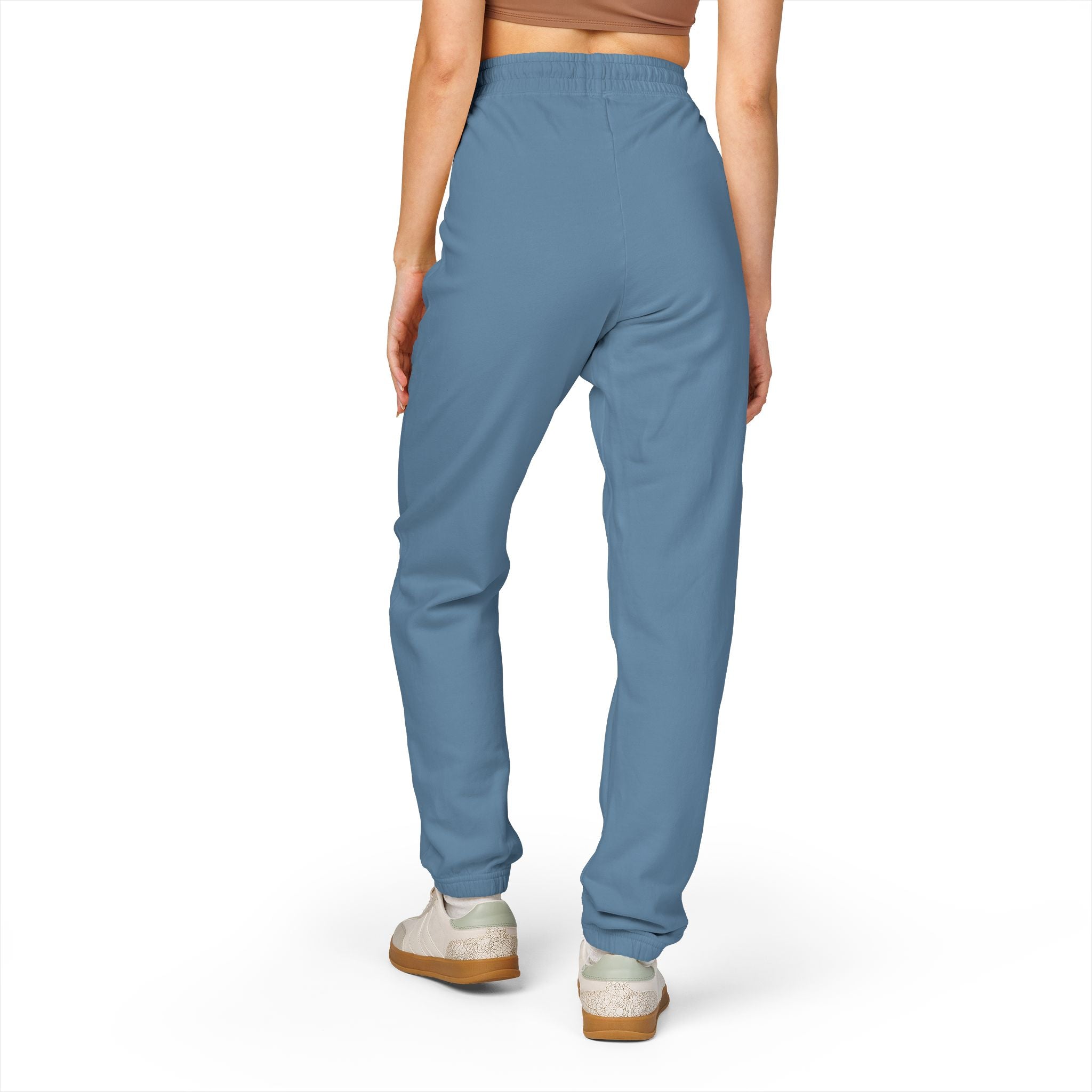 Charcoal 'Mushroom Club' Joggers — Casual Graphic Sweatpants