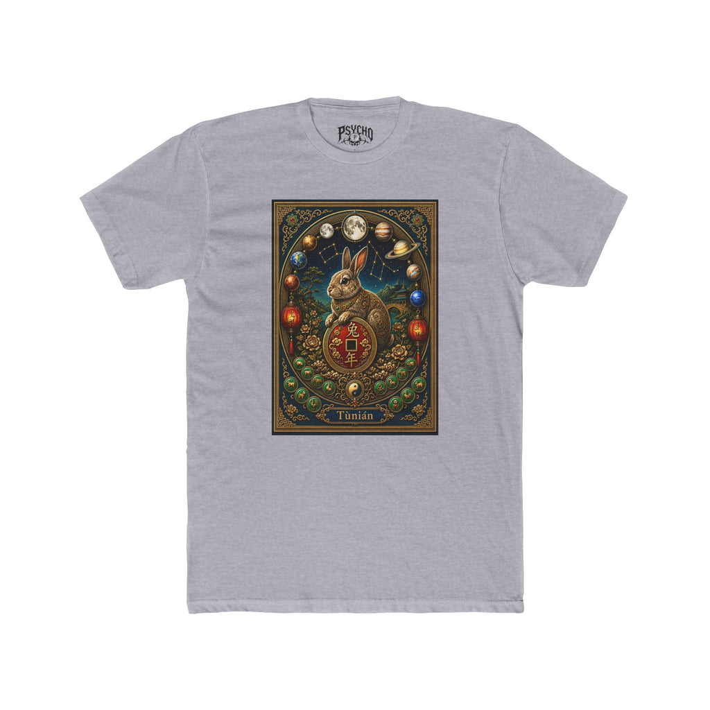 Mystic Rabbit Tarot Tee — Astrological Rabbit Graphic T-Shirt