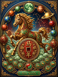 Chinese Zodiac & Imperial Guardian Art Print — Choose Your Design