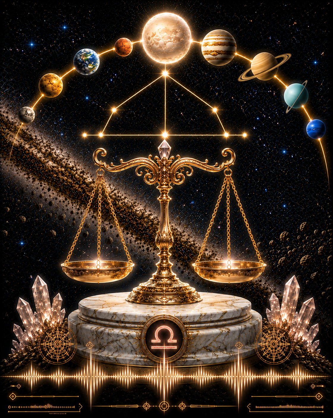Zodiac Celestial Art Print — Choose Your Sign