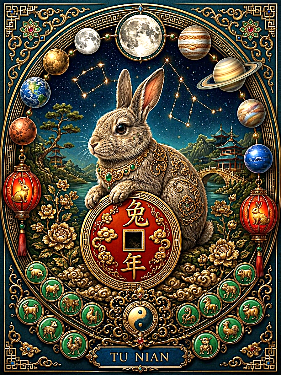 Chinese Zodiac & Imperial Guardian Art Print — Choose Your Design