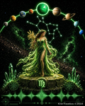 Zodiac Celestial Astrology Astronomy Poster Virgo